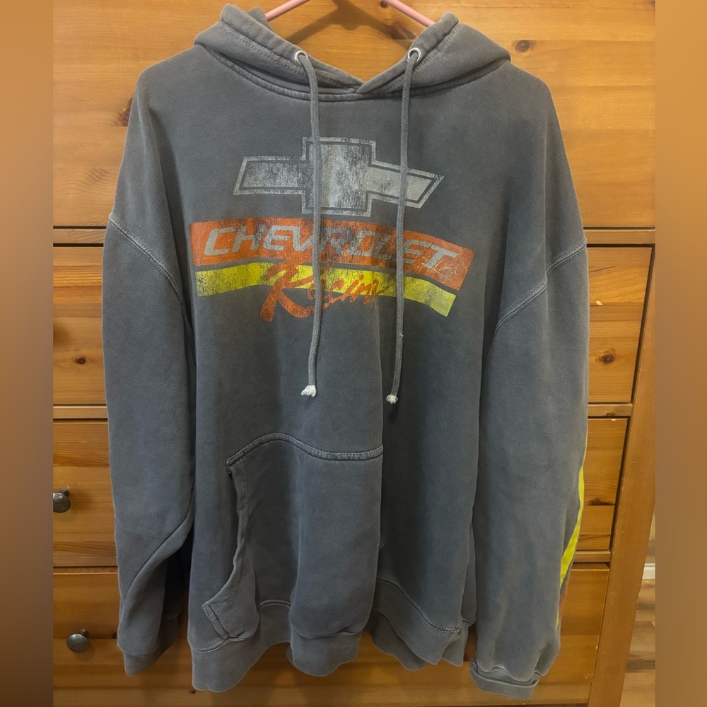Urban Outfitters Gray Hoodie with Graphic Print